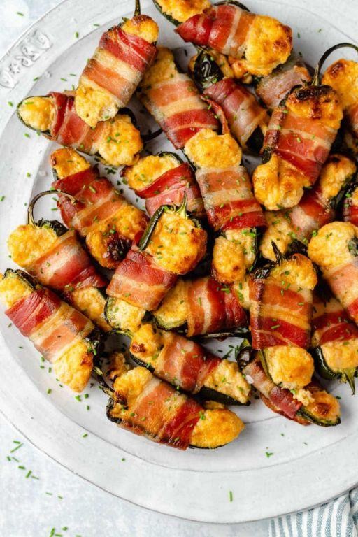 Savory Bacon-Wrapped Jalapeño Poppers