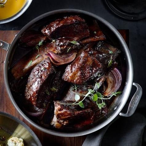 Savory Balsamic Braised Short Ribs