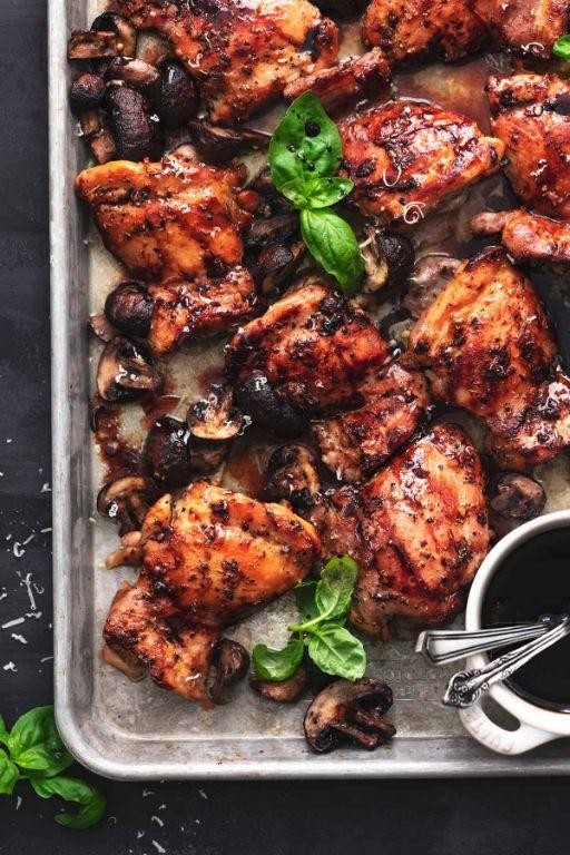 Savory Balsamic Glazed Chicken Thighs