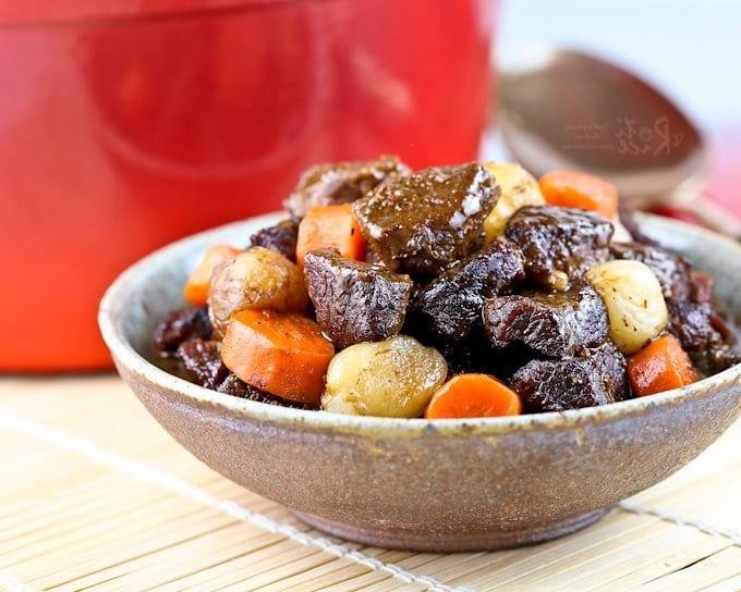Savory Beef Stew with Pearl Onions