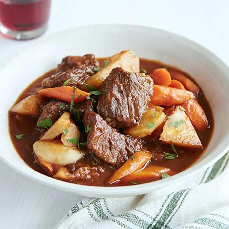 Savory Beef Stew with Root Vegetables