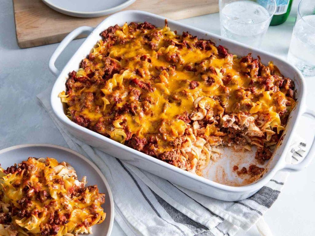 Savory Beef and Cheddar Casserole