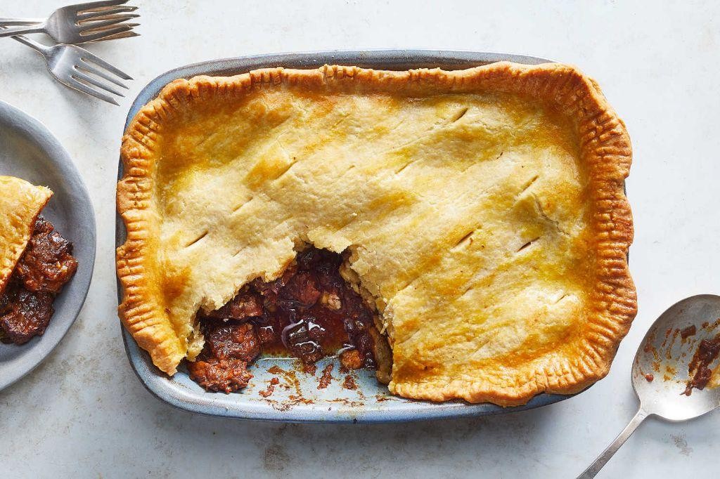 Savory Beef and Guinness Pie