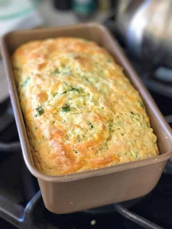 Savory Cheddar Zucchini Bread