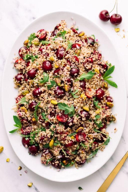 Savory Cherry and Quinoa Salad