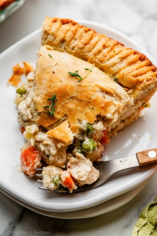 Savory Chicken Pot Pie with Flaky Potato Crust