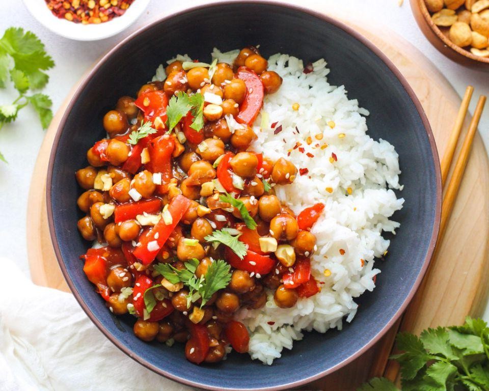 Savory Chickpea Stir-Fry