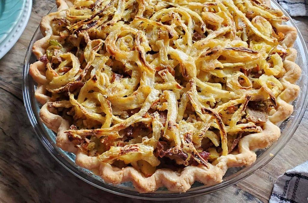 Savory Clam Pie with Puff Pastry