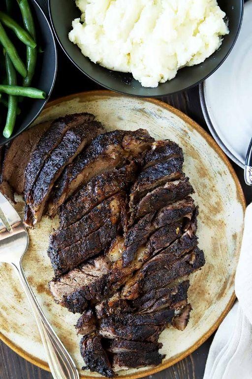 Savory Coffee-Rubbed Roast Beef