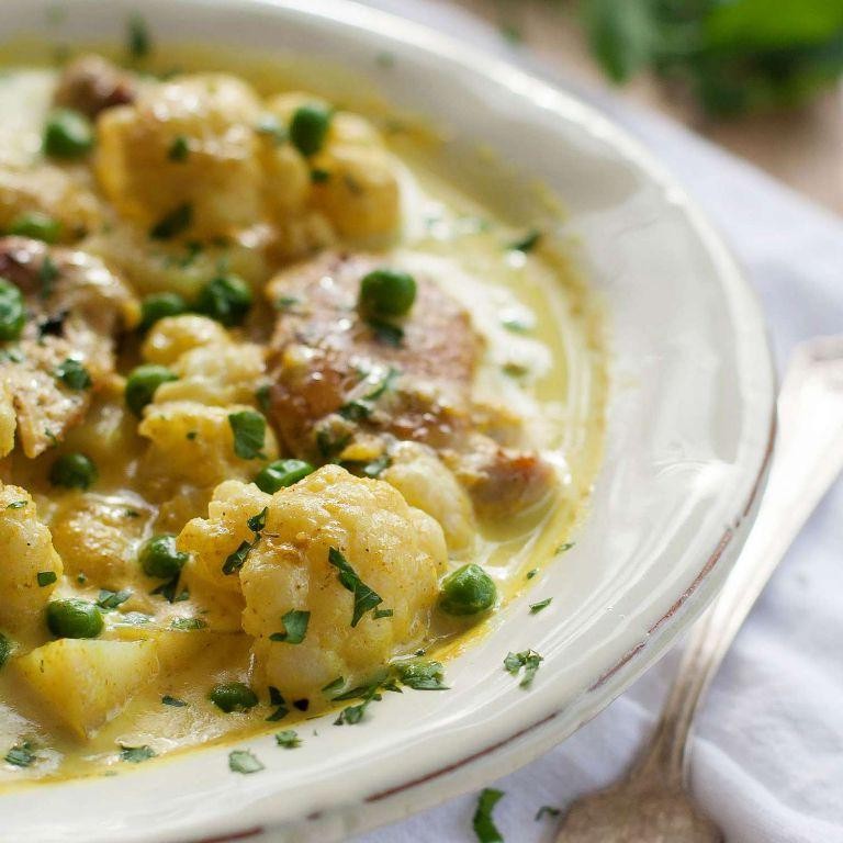 Savory Crock Pot Chicken and Cauliflower