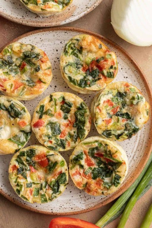 Savory Egg White Muffins with Bell Peppers