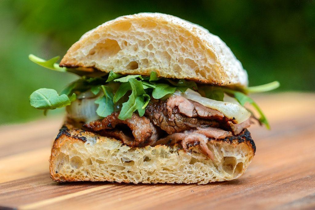 Savory Flank Steak Sandwiches