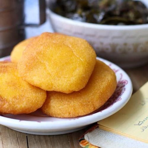 Savory Garlic Parmesan Hot Water Cornbread