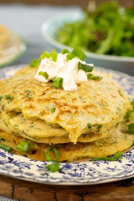 Savory Greek Fava Bean Pancakes