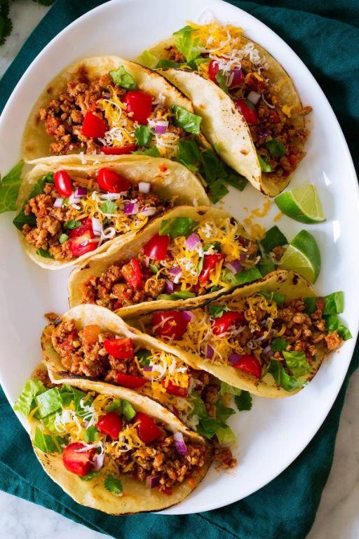 Savory Ground Turkey Tacos