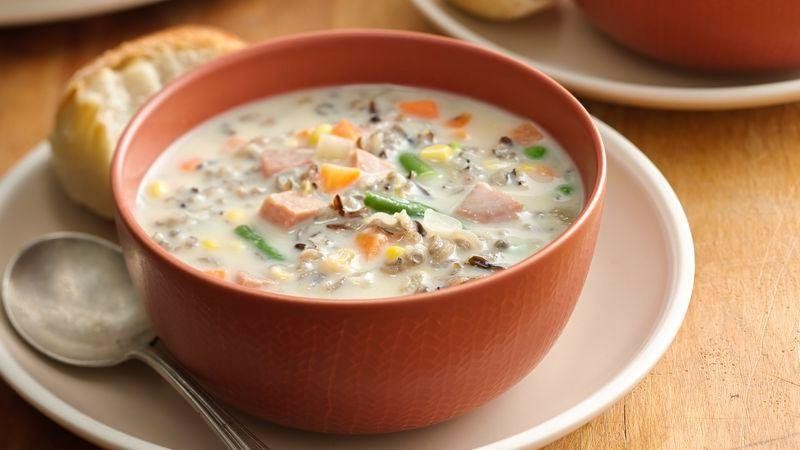 Savory Ham Hock and Wild Rice Pottage