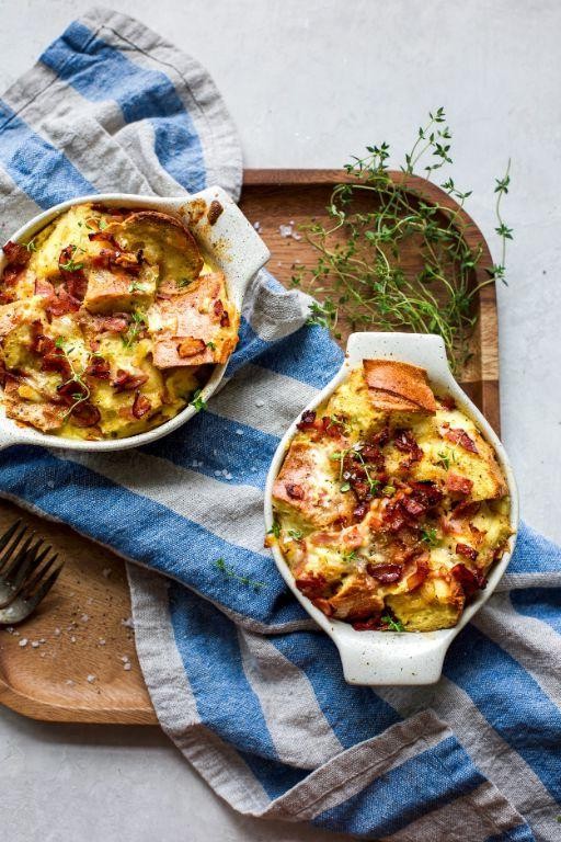 Savory Ham and Cheese Breakfast Casserole