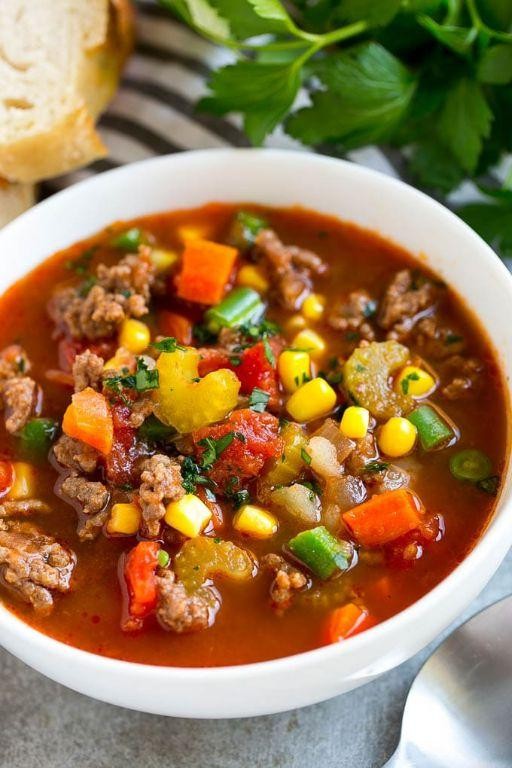 Savory Hamburger Soup