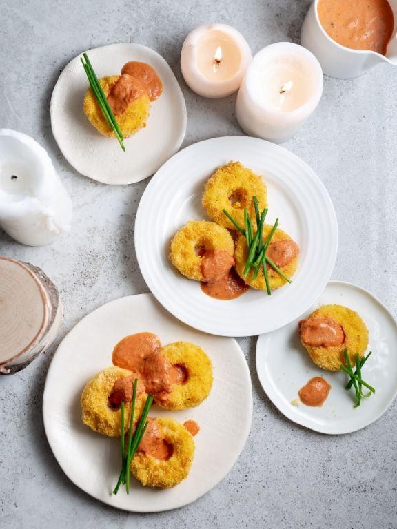 Savory Herb Potato Doughnut Bites