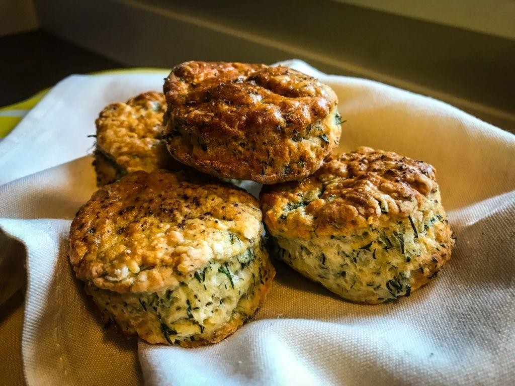 Savory Herb Yogurt Scones