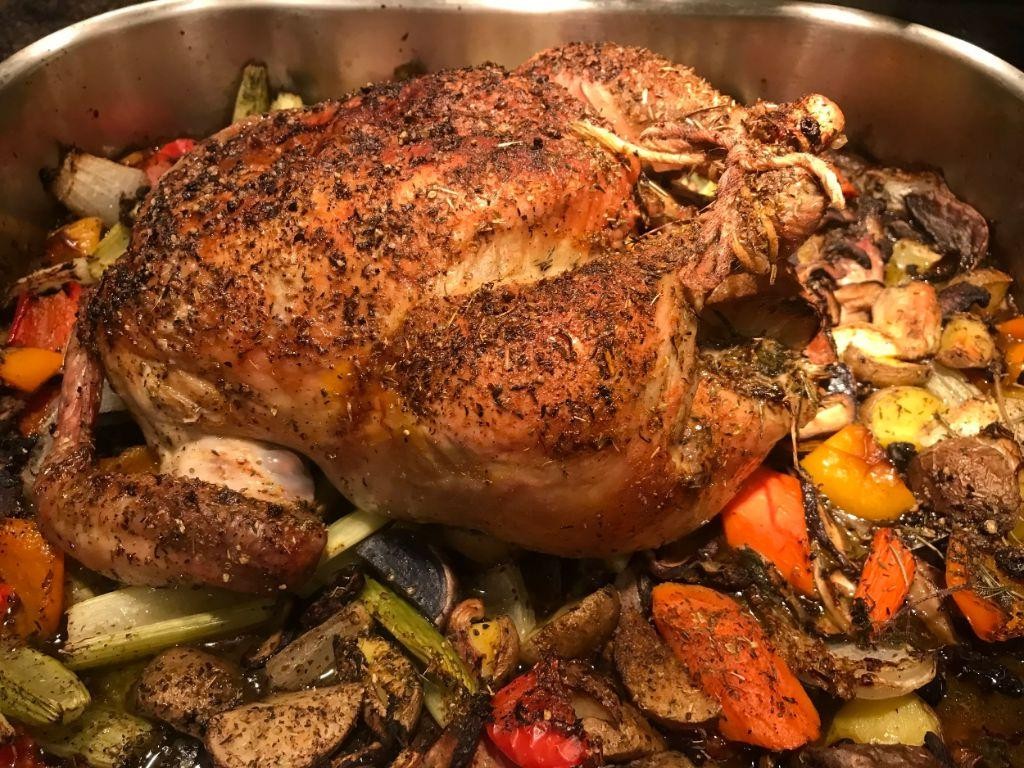 Savory Herb-Roasted Chicken
