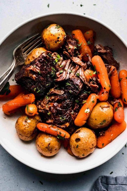 Savory Instant Pot Chuck Roast with Red Wine Reduction