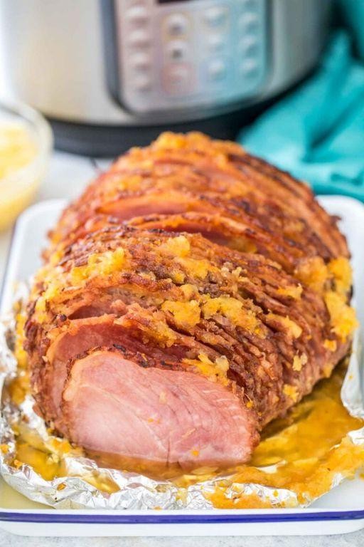 Savory Instant Pot Honey Glazed Ham