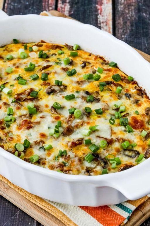 Savory Keto Sausage Breakfast Casserole