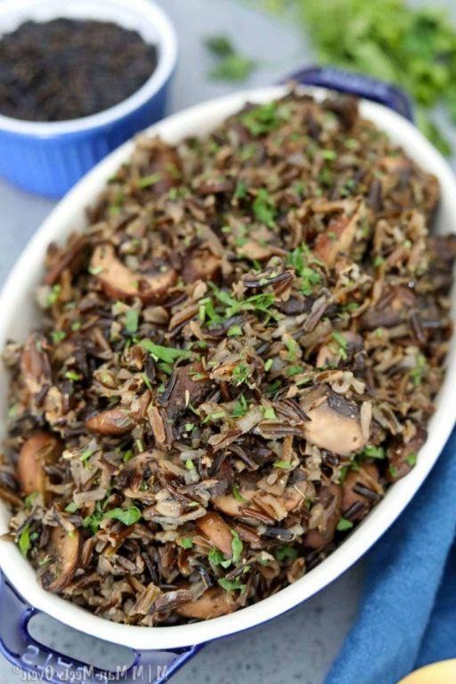 Savory Mushroom and Wild Rice Dish