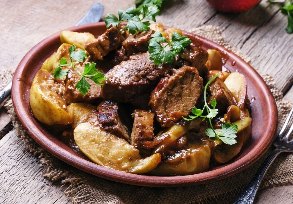 Savory Pork and Apple Cider Stew