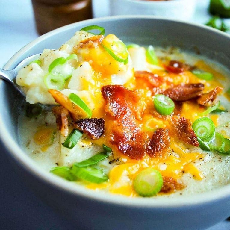 Savory Potato and Leek Slow Cooker Soup