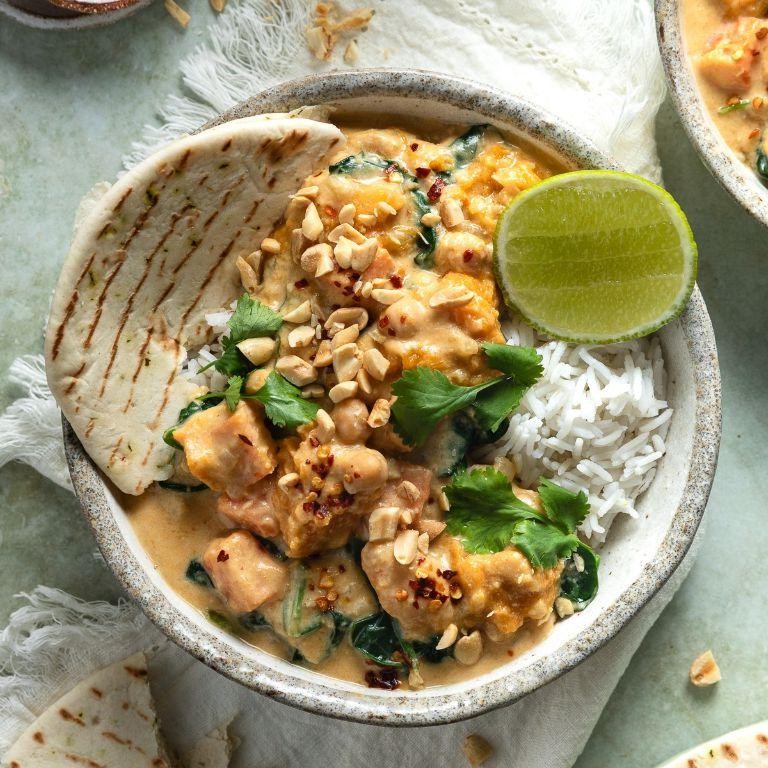 Savory Pumpkin Peanut Curry