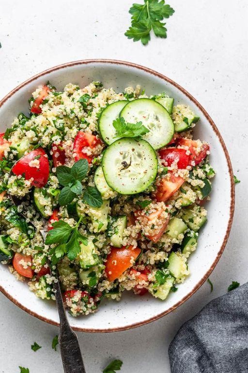Savory Quinoa Tabbouleh Salad