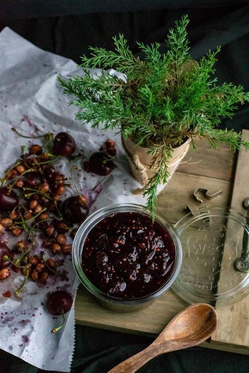 Savory Rainier Cherry Chutney