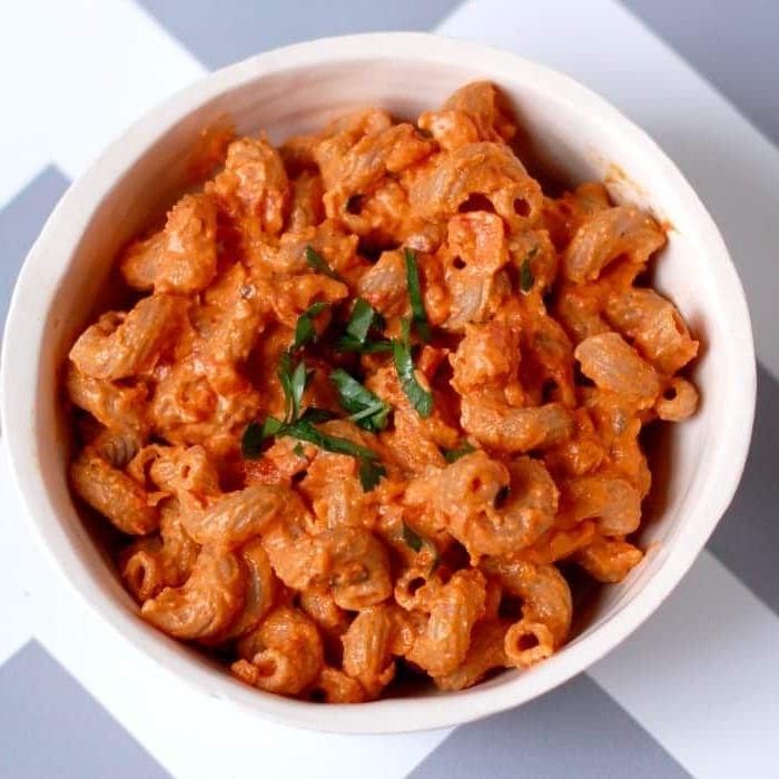 Savory Red Hot Pepper and Tomato Pasta