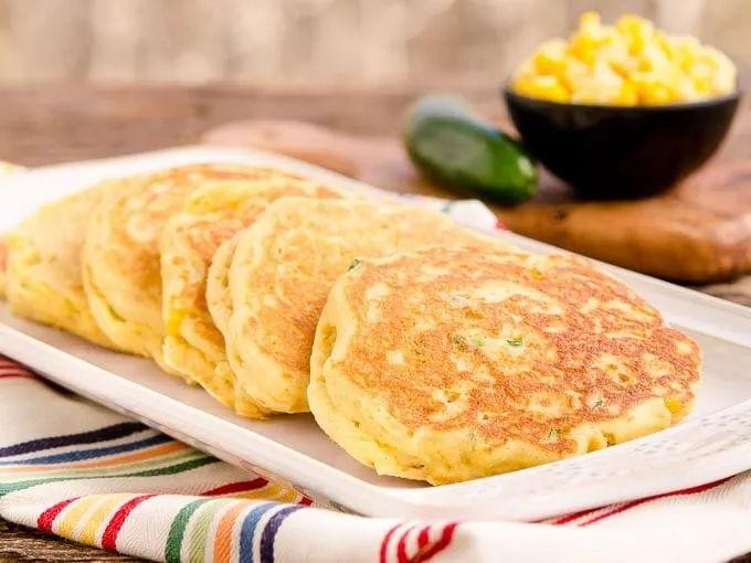 Savory Rice and Corn Pancakes