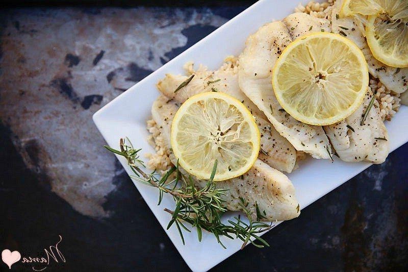 Savory Rosemary and Lemon Baked Tilapia