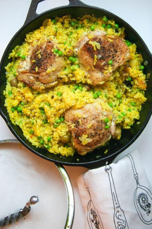 Savory Saffron Chicken and Rice