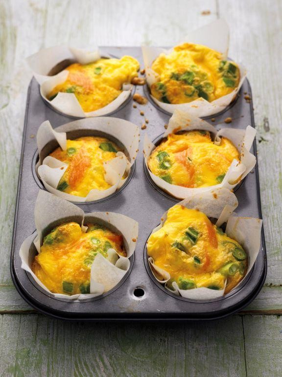 Savory Salmon Breakfast Muffins