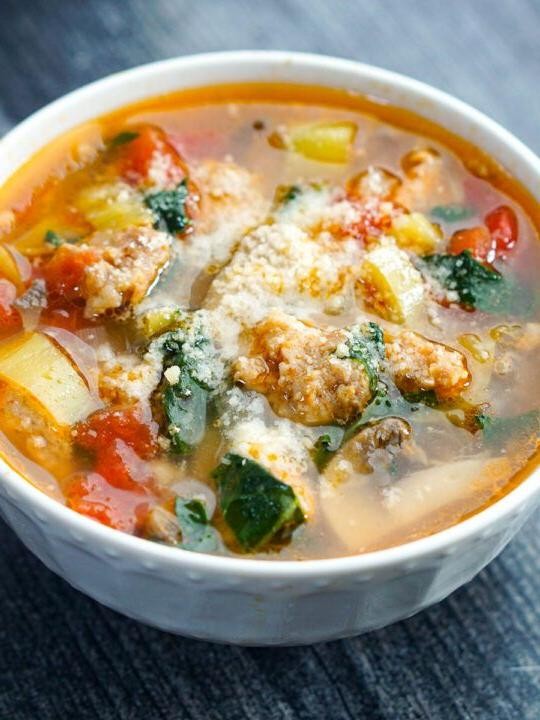 Savory Sausage and Peppers Soup
