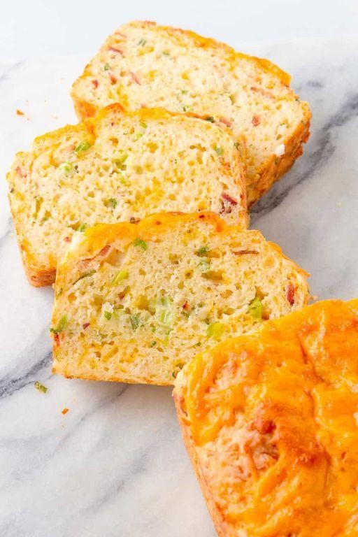 Savory Self-Rising Bacon and Cheese Bread