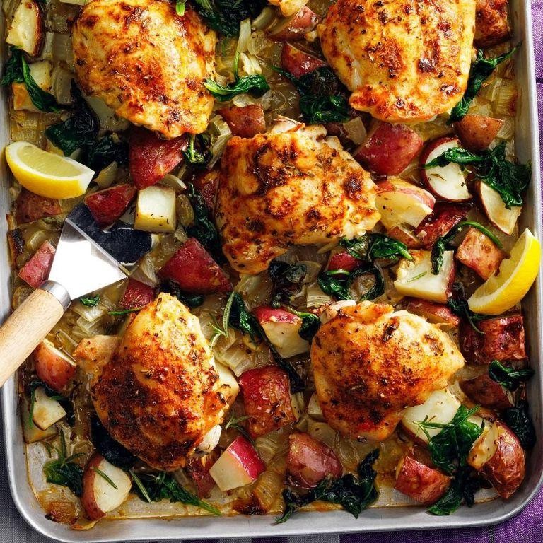 Savory Sheet Pan Herb-Roasted Chicken and Vegetables
