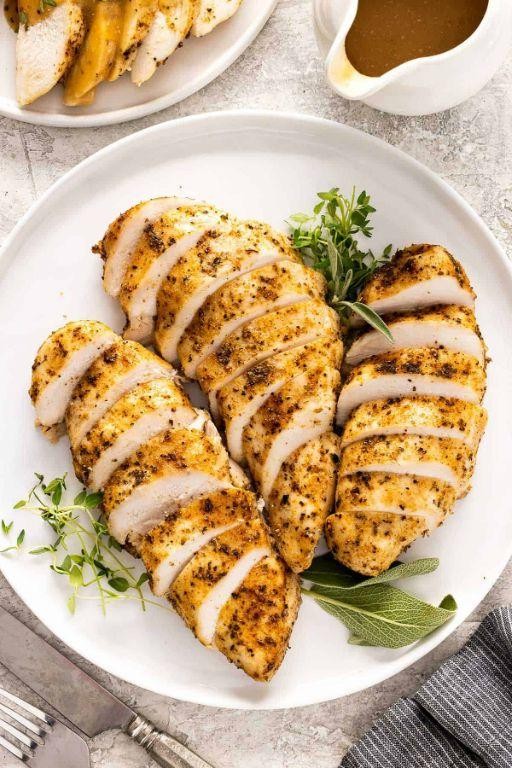 Savory Slow Cooker Rosemary Chicken Breasts