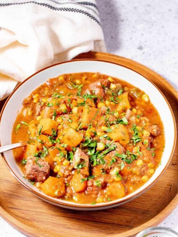 Savory Slow Cooker Sweet Potato Stew