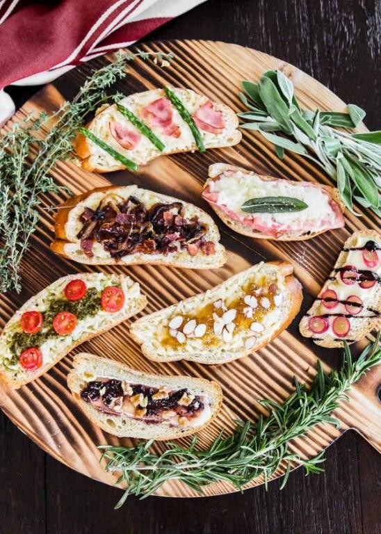 Savory Snail and Cheese Tartines