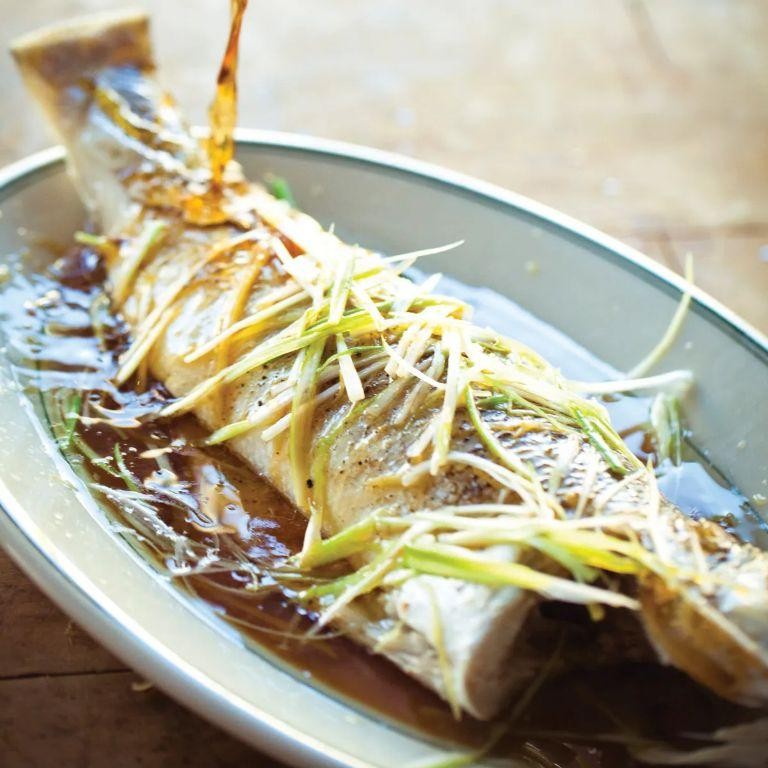 Savory Steamed Ginger Fish
