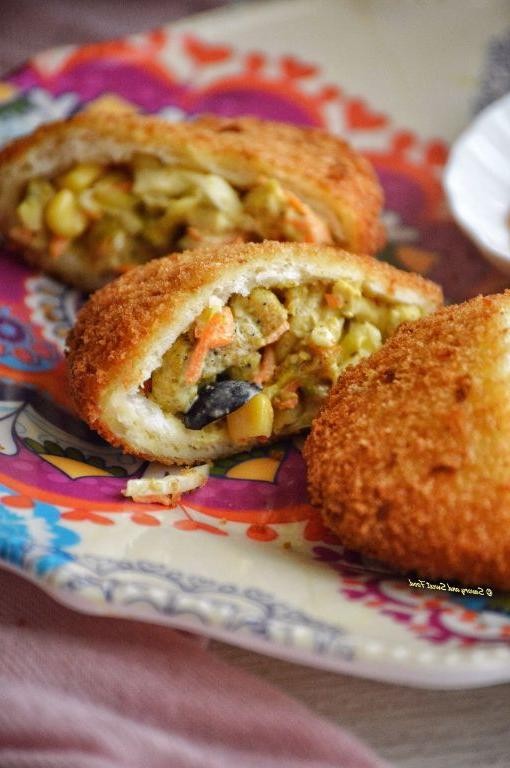 Savory Stuffed Bread Pockets