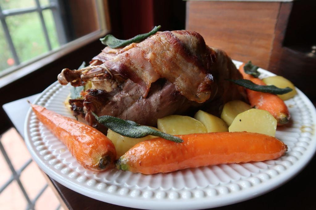 Savory Stuffed Pheasant with Sage and Chestnuts