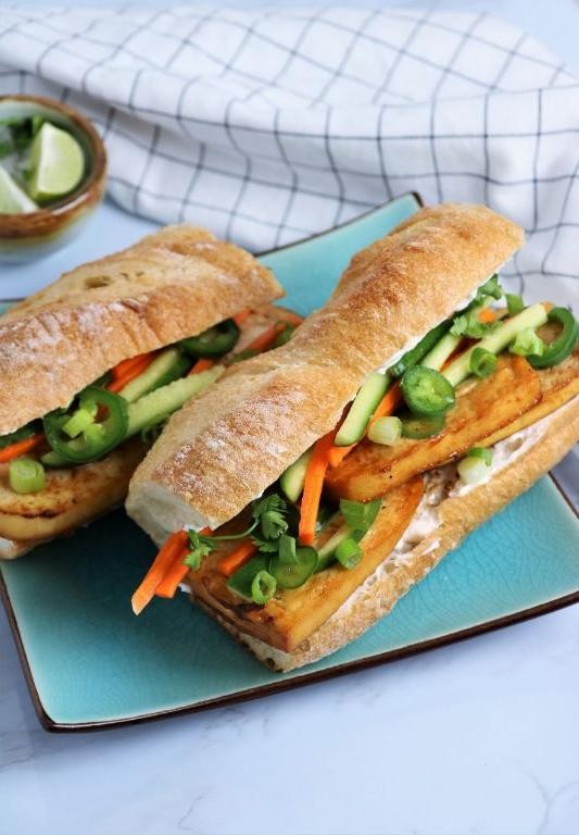 Savory Tofu Bánh Mì