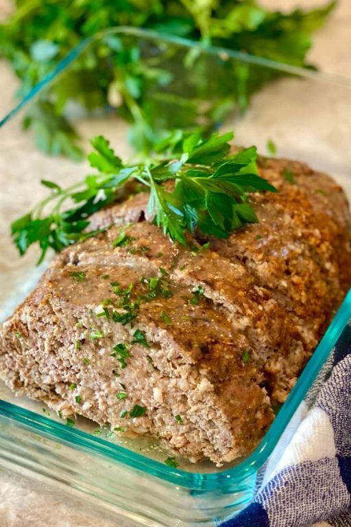 Savory Turkey Meatloaf with Mushrooms